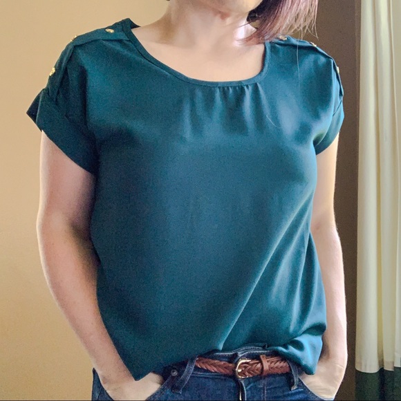 | Speed Limit | Emerald Blouse - Picture 3 of 4